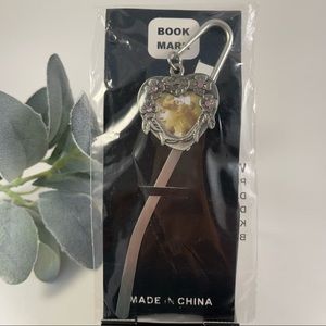 NWT Metal Picture Charm Bookmark, Silver Dangle Picture Charm Bookmark